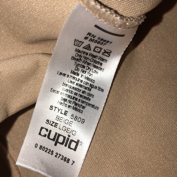 Cupio size large beige leg & tummy body shaper - Picture 2 of 5